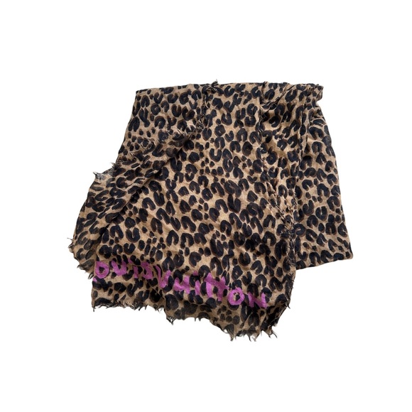 Louis Vuitton Leopard Print Stole Scarf - Picture 1 of 8
